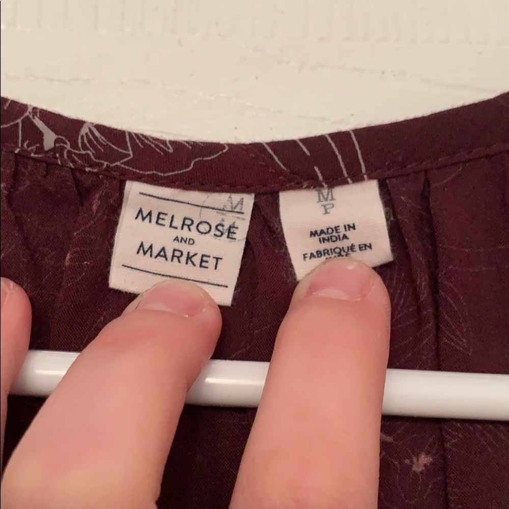 Melrose and Market Purple Tank